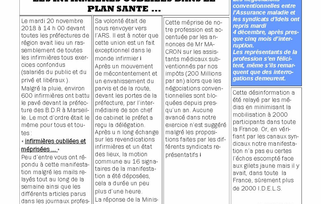 ERIL INFORMATIONS DECEMBRE 2018