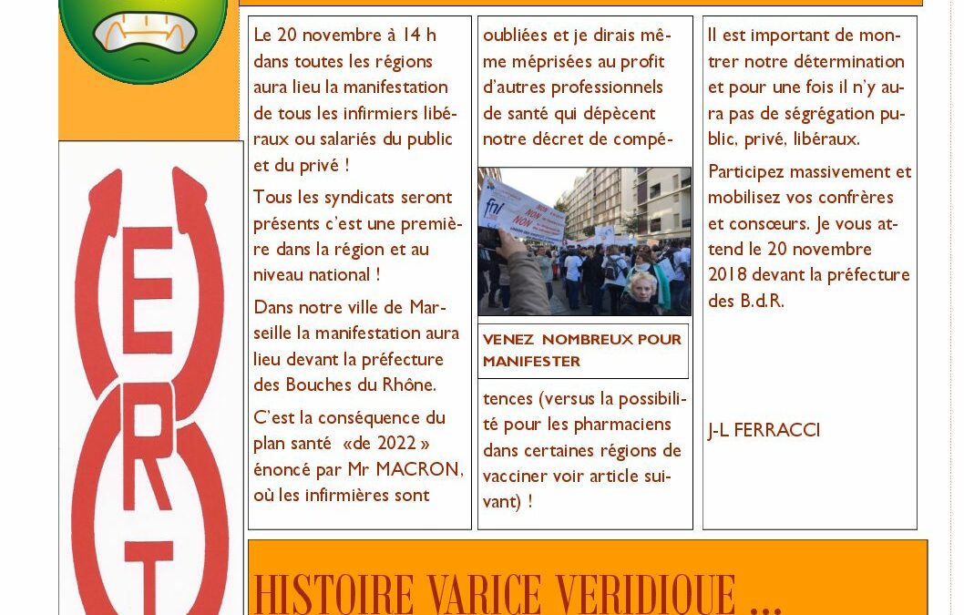 ERIL INFORMATIONS NOVEMBRE 2018