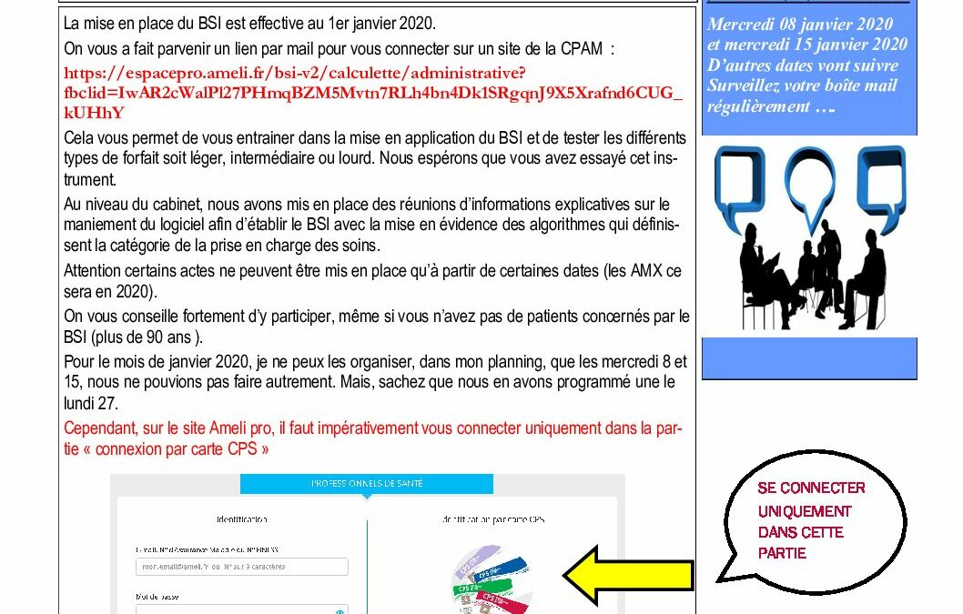 ERIL INFORMATIONS JANVIER 2020